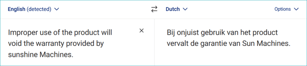 technische teksten vertalen met AI voorbeeld afbeelding in de blog